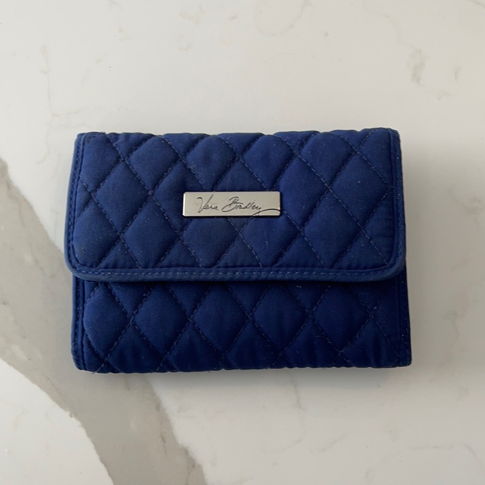 Blue Vera Bradley Wallet